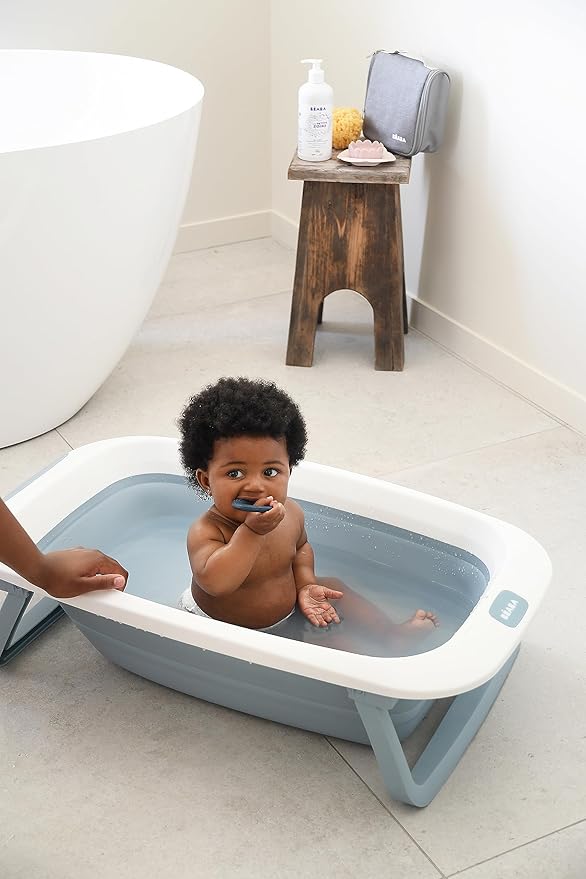 Beaba Eazy Pop Camele O Bathtub Baltic Blue Beaba Yallatoys