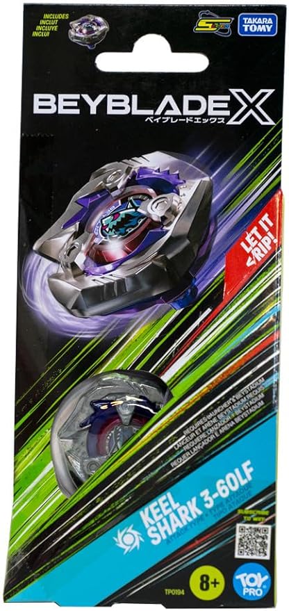 Buy Beyblade X Keel Shark 3 60lf Right Spinning Attack Type Top | Yallatoys.com