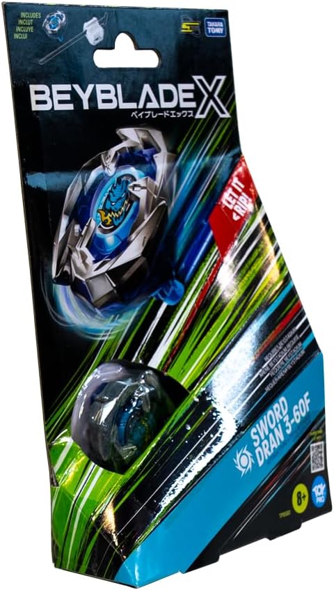 Buy Beyblade X Launcher Sword Dran 3 60f Right Spinning Attack Type Top And Launcher | Yallatoys.com