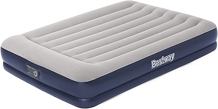 Buy Bestway Tritech Airbed Queen Built-in AC Pump ‎203 cm x 152 cm x 35 cm | Yallatoys.com