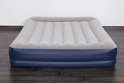 Buy Bestway Tritech Airbed Queen Built-in AC Pump ‎203 cm x 152 cm x 35 cm | Yallatoys.com