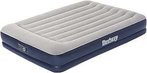 Buy Bestway Tritech Airbed Queen Built-in AC Pump 203 cm x 14 cm x 193 cm | Yallatoys.com