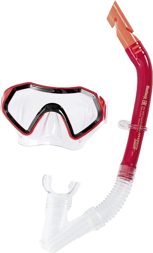 Buy Bestway Hydro-Swim Sparkling Sea Snorkel Set  Red | Yallatoys.com