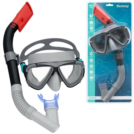 Buy Bestway Dominator Snorkel Adult Mask Grey | Yallatoys.com