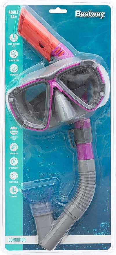 Buy Bestway Dominator Snorkel Adult Mask Purple | Yallatoys.com