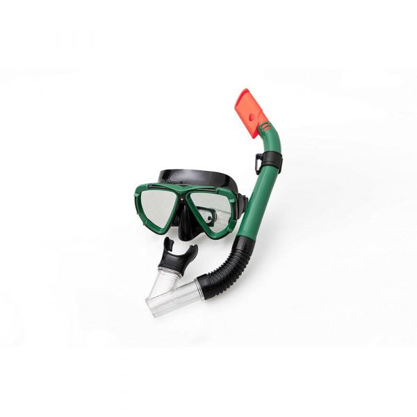 Buy Bestway Hydropro Dive Mira Mask and Snorkel Set Green | Yallatoys.com