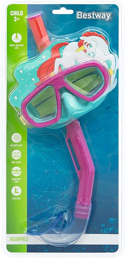 Buy Bestway Pink Lil Animal Snorkel Mask | Yallatoys.com