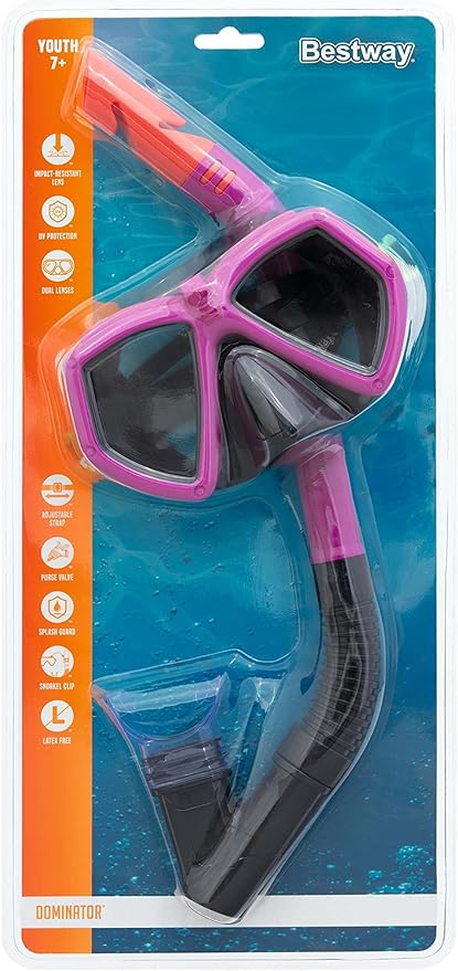 Buy Bestway Dominator Snorkel Mask Purple | Yallatoys.com