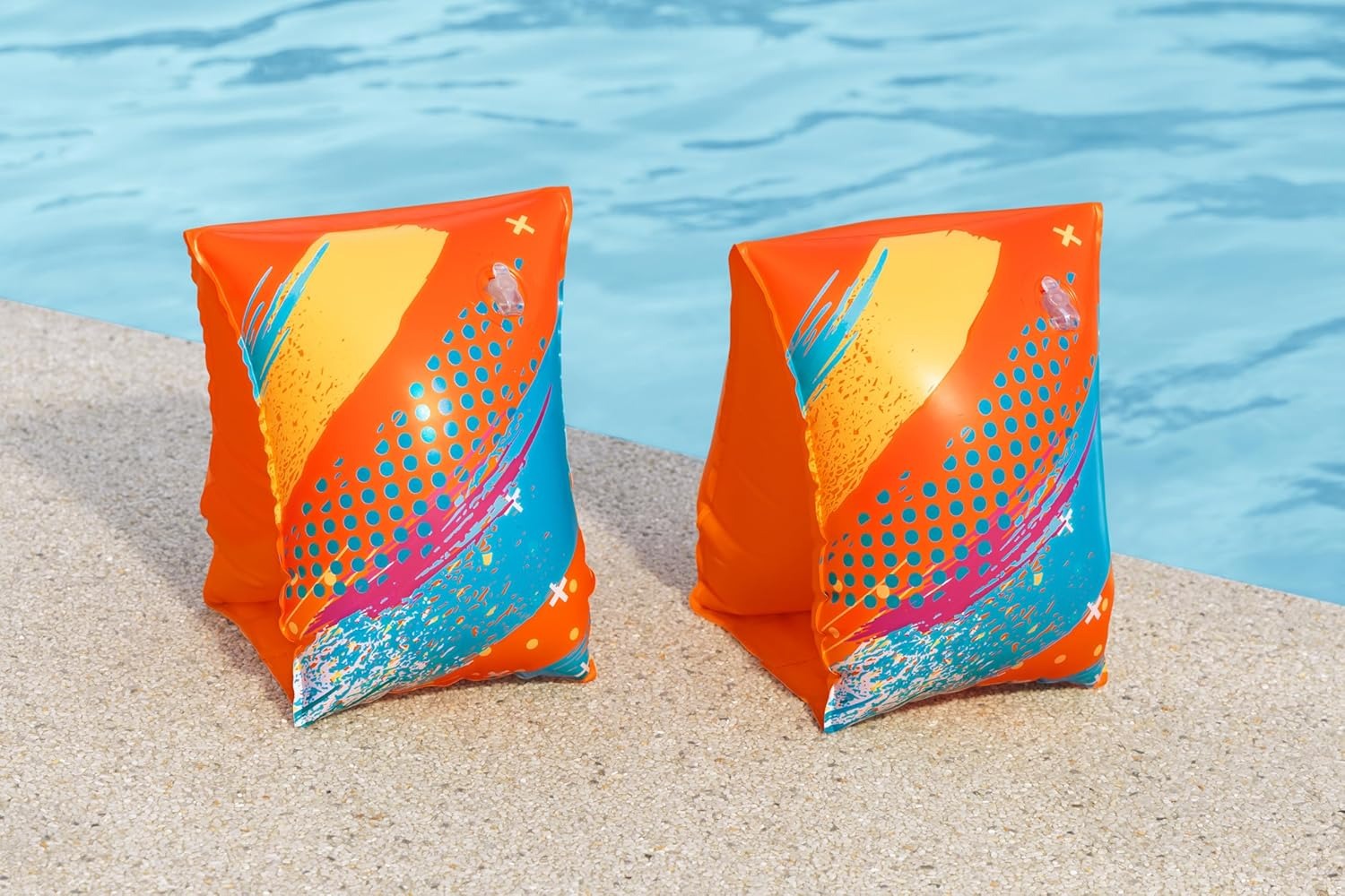 Buy Bestway Swim Safe Colorify Toughlite Armbands Small to Medium | Yallatoys.com