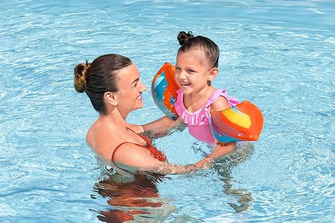 Buy Bestway Swim Safe Colorify Toughlite Armbands Large | Yallatoys.com