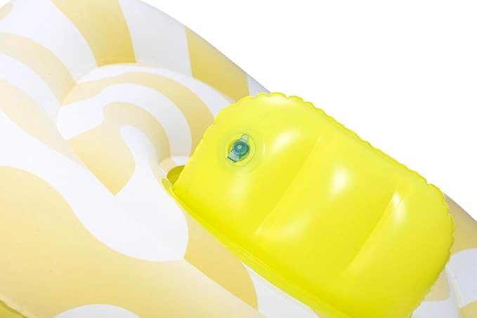 Buy Bestway Swim Safe Comfort Plush Wavy Square 2 Ring Baby Boat | Yallatoys.com