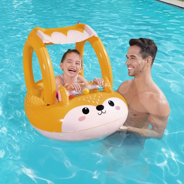 Buy Bestway Friendly Fox Shaded Baby Boat | Yallatoys.com