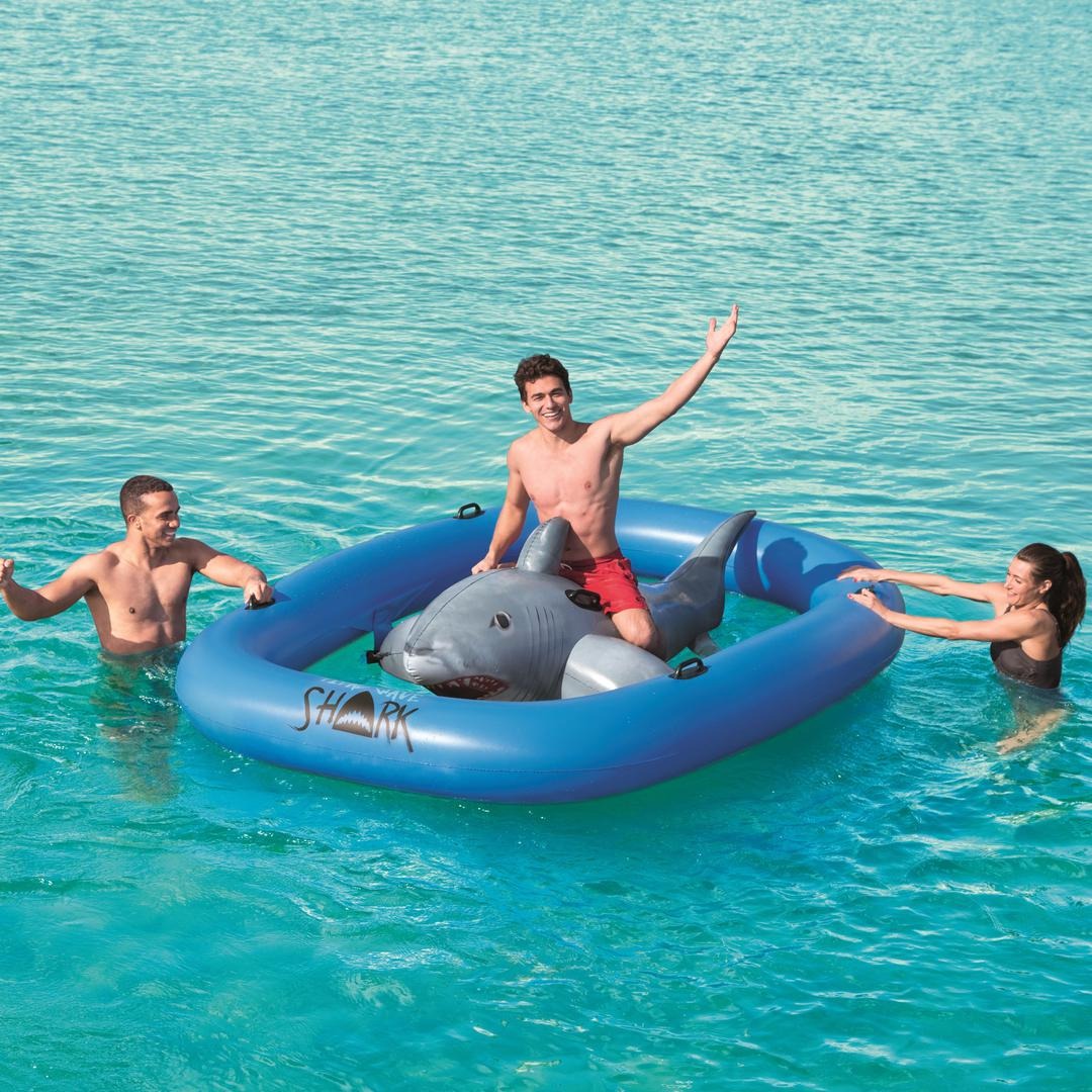 Buy Bestway Tidal Wave Shark Inflatable Ride On | Yallatoys.com