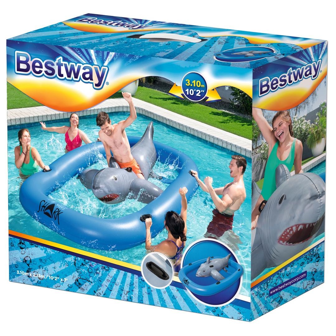 Buy Bestway Tidal Wave Shark Inflatable Ride On | Yallatoys.com