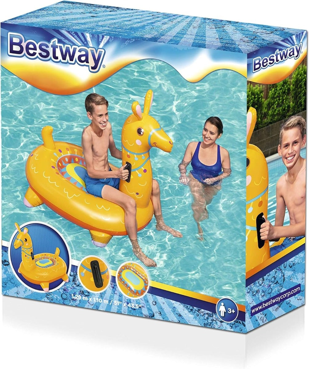 Buy Bestway Inflatable Llama Float for Kids Ride-On Pool Toy | Yallatoys.com