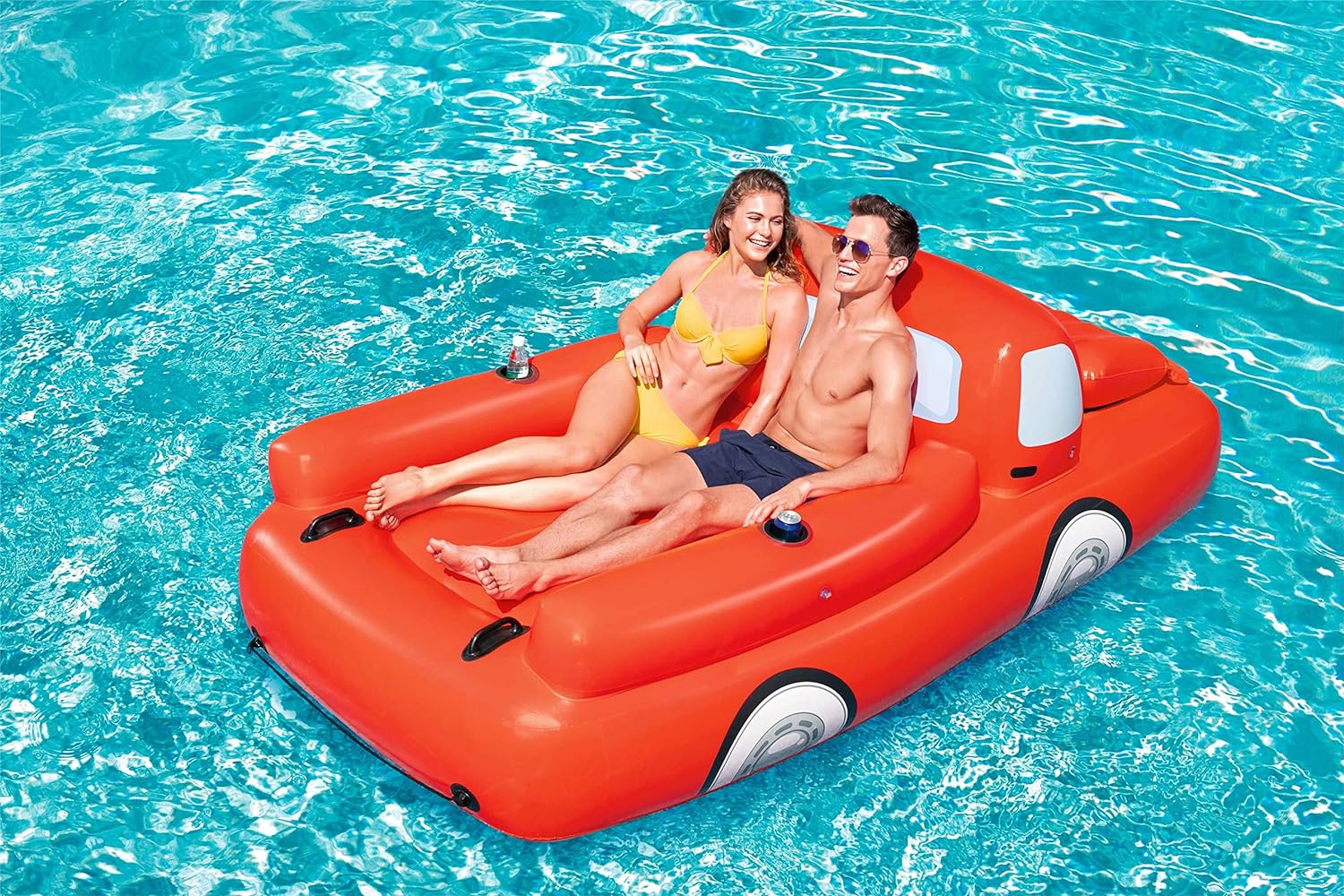 Buy Bestway Big Red Truck Inflatable Floating Lounge | Yallatoys.com