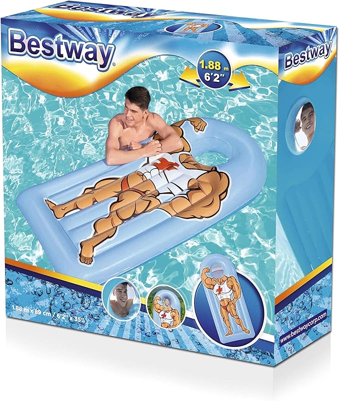 Buy Bestway Face Flip Air Mat Muscular Man | Yallatoys.com