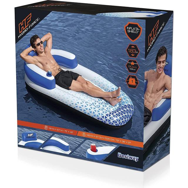 Buy Bestway Hydro Force Indigo Wave Lounge | Yallatoys.com