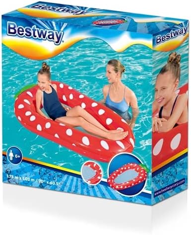 Buy Bestway Inflatable Lounge Sweet Summer Red | Yallatoys.com