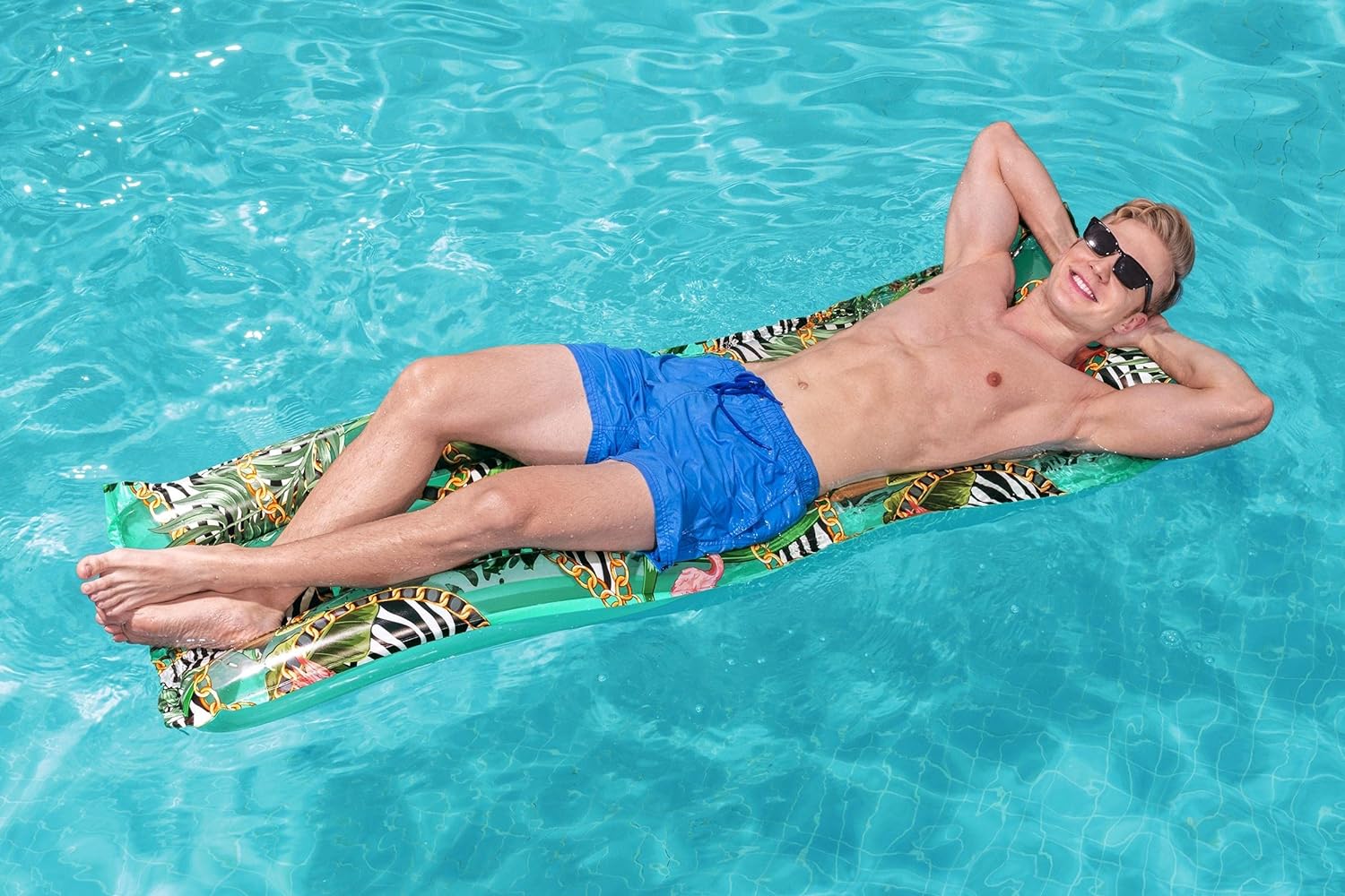 Buy Bestway Floral Fantasy Floating Mat | Yallatoys.com