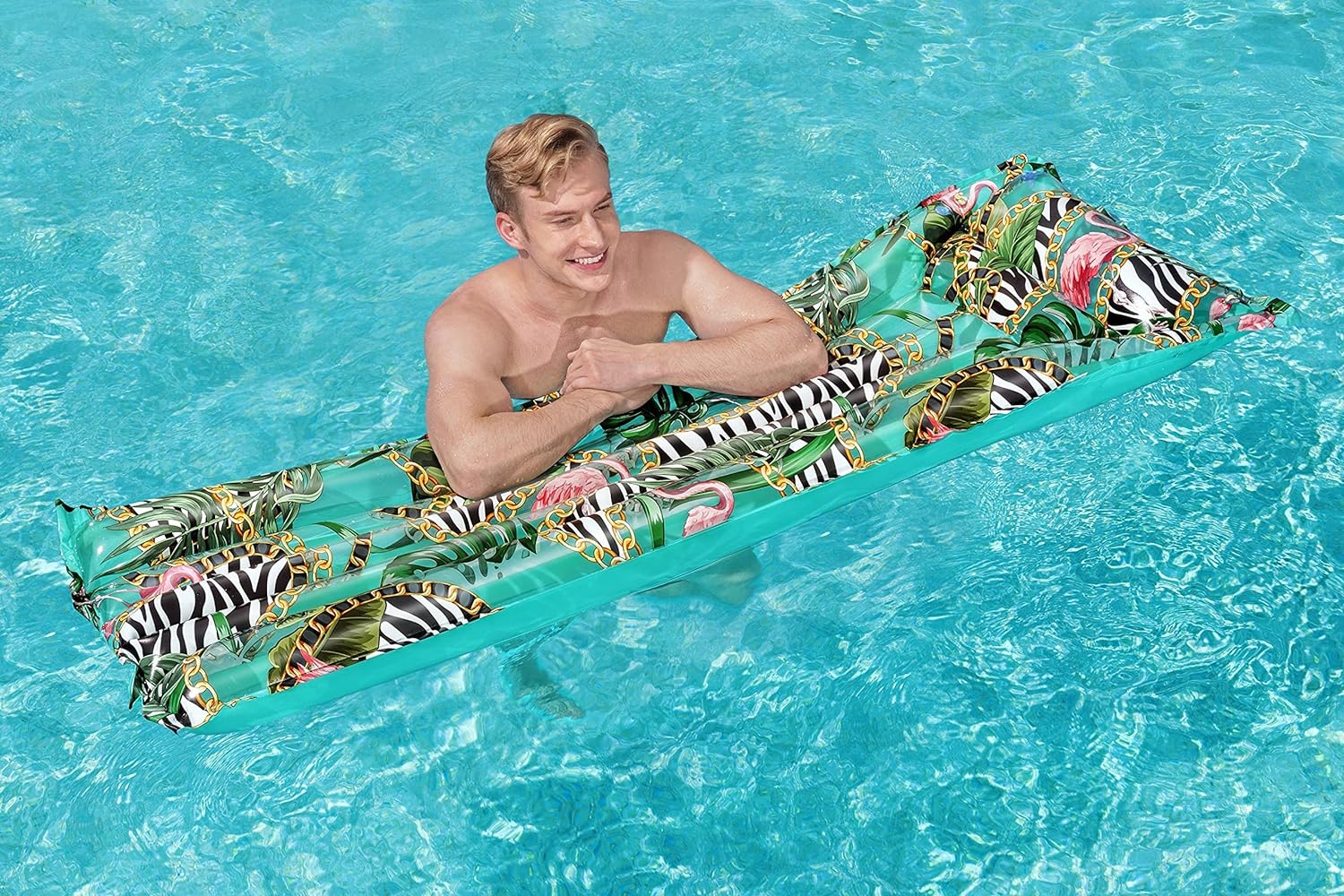 Buy Bestway Floral Fantasy Floating Mat | Yallatoys.com