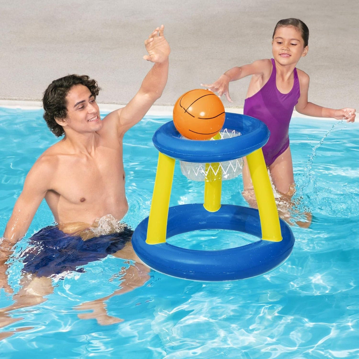 Buy Bestway Splash N Hoop Inflatable Basketball Swimming Set | Yallatoys.com