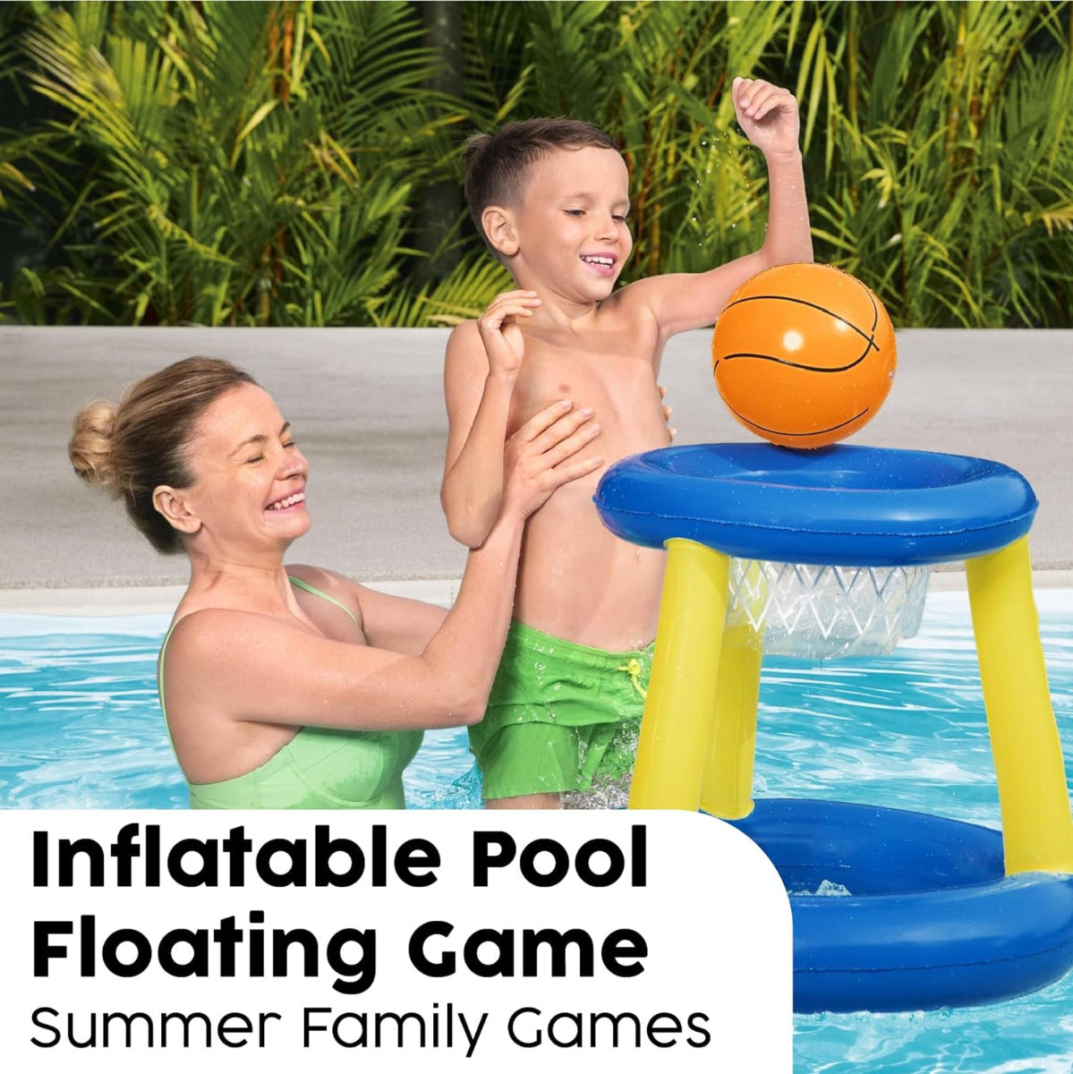 Buy Bestway Splash N Hoop Inflatable Basketball Swimming Set | Yallatoys.com