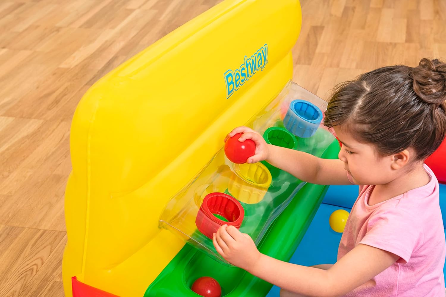 Buy Bestway Sort n Play Ball Pit Set with 15 Play Balls 1.04 m x 94 cm x 61 cm | Yallatoys.com
