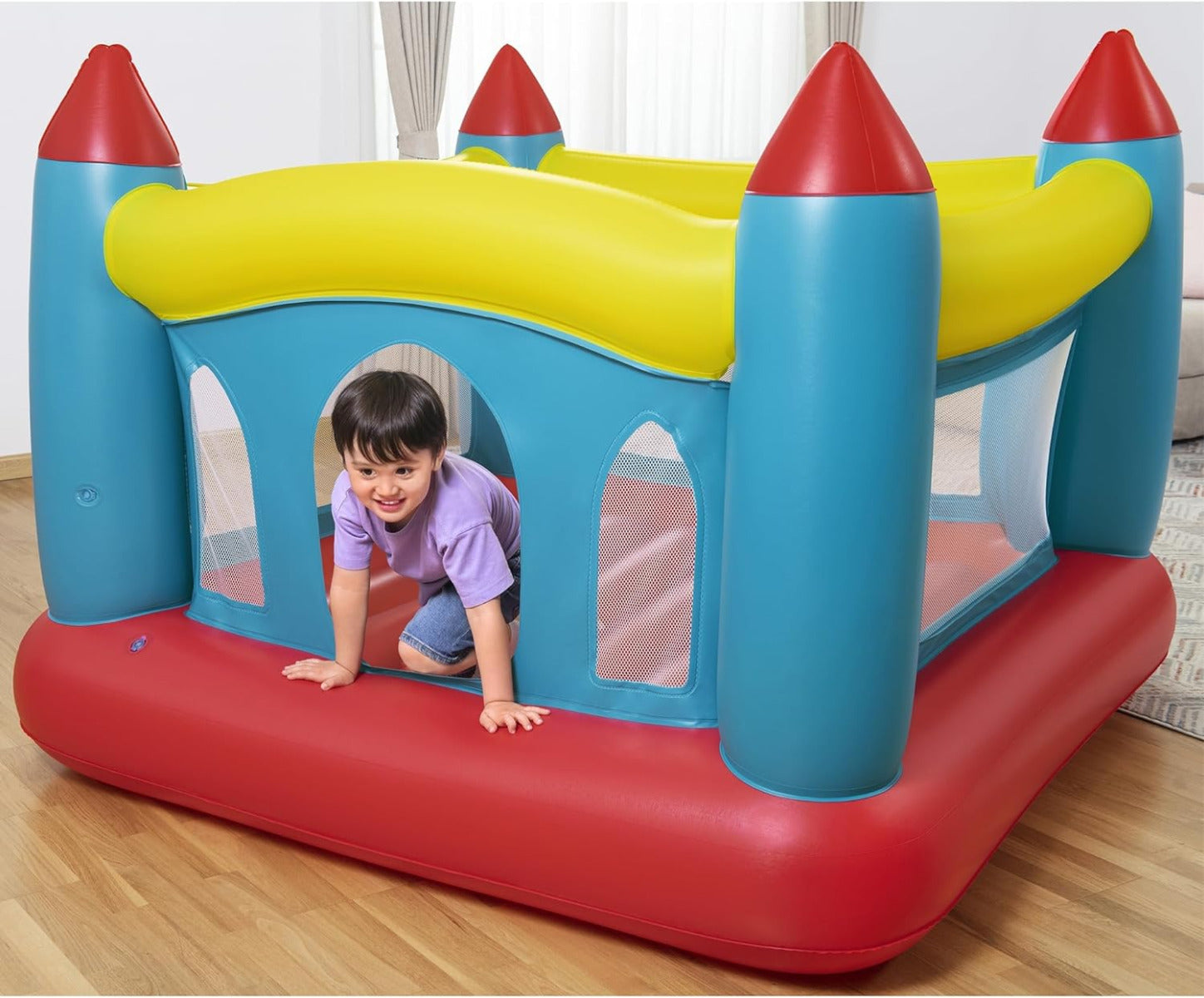 Buy Bestway Royal Leap Kids Inflatable Bouncy House 1.75 m x 1.73 m x 1.27 m | Yallatoys.com