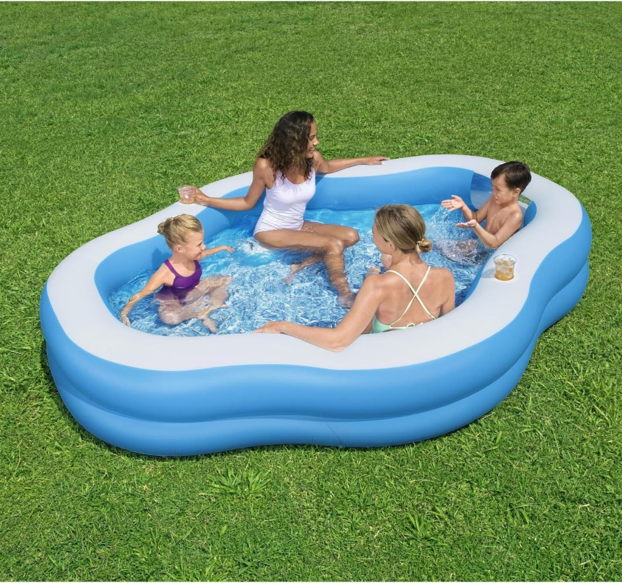 Buy Bestway Splashview Family Pool With Clear Window | Yallatoys.com