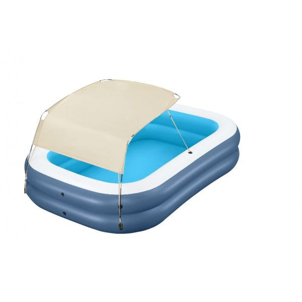 Buy Bestway Summer Bliss Shaded Inflatable Family Pool 2.54 m x 1.78 m x 1.40 m | Yallatoys.com