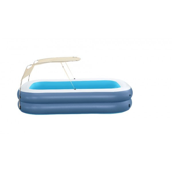 Buy Bestway Summer Bliss Shaded Inflatable Family Pool 2.54 m x 1.78 m x 1.40 m | Yallatoys.com