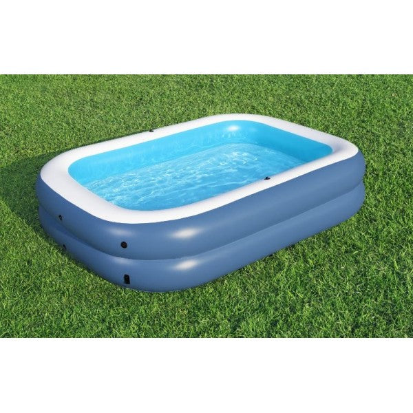Buy Bestway Summer Bliss Shaded Inflatable Family Pool 2.54 m x 1.78 m x 1.40 m | Yallatoys.com