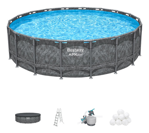 Buy Bestway Round Pool Set 5.49m x 1.32m | Yallatoys.com