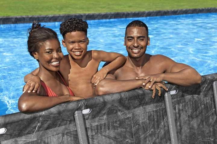 Buy Bestway Rectangular Ground Swimming Pool 9.56m x 4.88m | Yallatoys.com