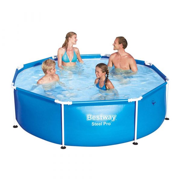Buy Bestway Steel Pro Pool 2.44m x 0.61m (Free Installation in 24hrs) | Yallatoys.com
