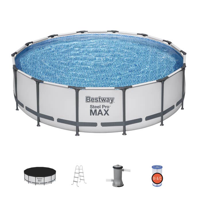 Buy Bestway Steel Promax 4.27m X 1.07m Pool Set (Free Installation in 24hrs) | Yallatoys.com