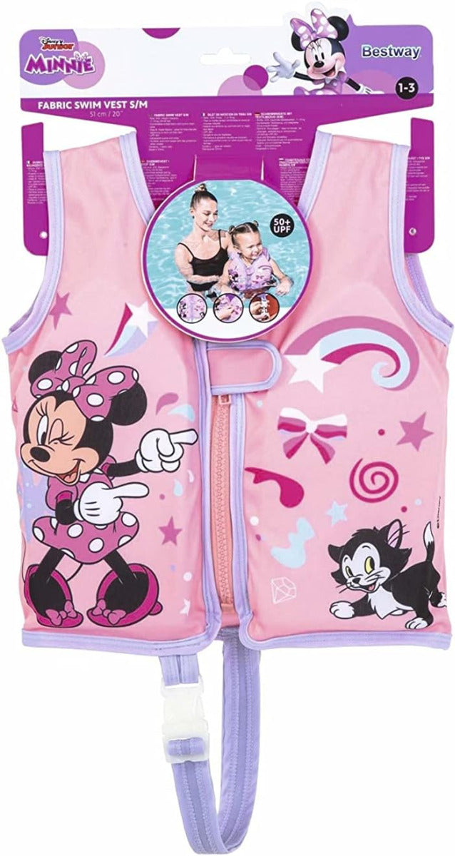 Buy Bestway Disney Junior Minnie Fabric Swim Vest Small - Meduim | Yallatoys.com