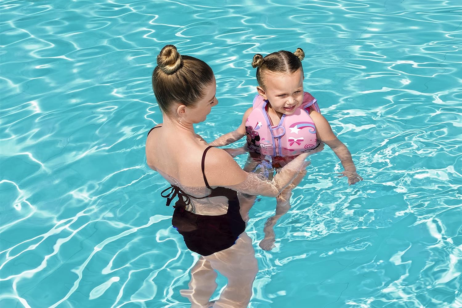 Buy Bestway Disney Junior Minnie Fabric Swim Vest Meduim -Large | Yallatoys.com
