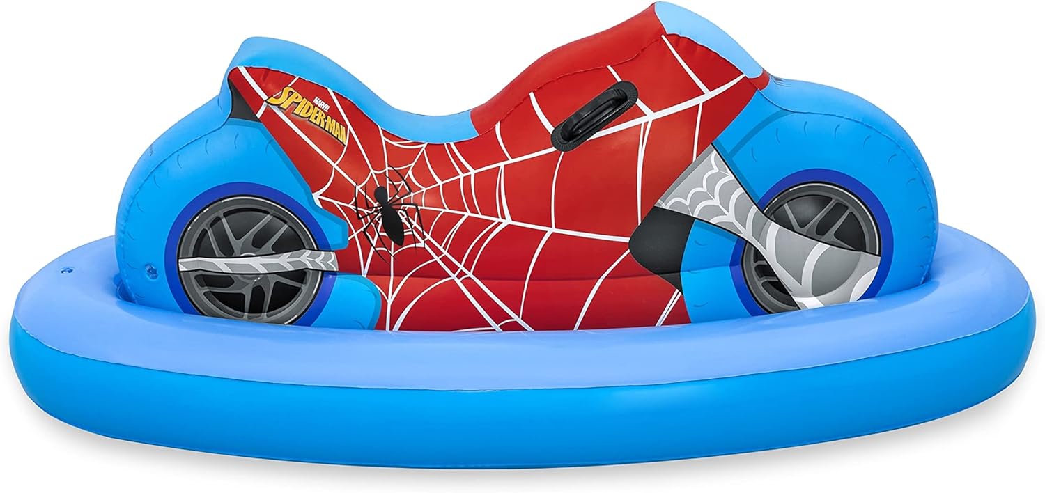 Buy Bestway Spider-Man Sporty Motorcycle Ride-On Float | Yallatoys.com