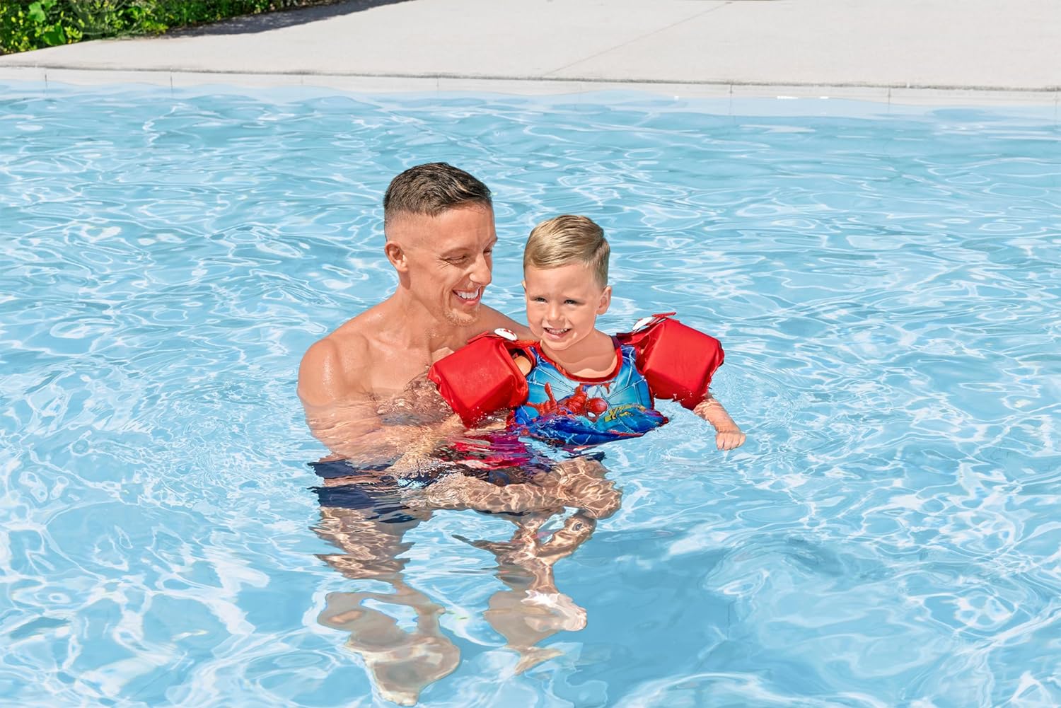 Buy Bestway Spider-Man Swim Pal Swim Vest with Armbands | Yallatoys.com