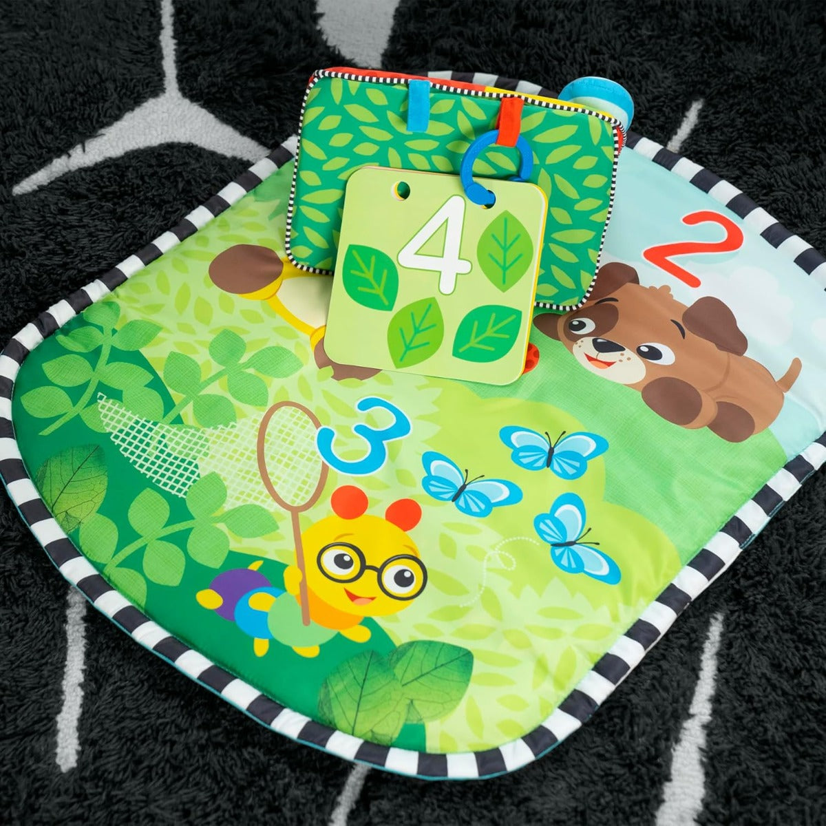 Buy Baby Einstein Tummy Time Mat And Mirror Set Discovery Garden | Yallatoys.com