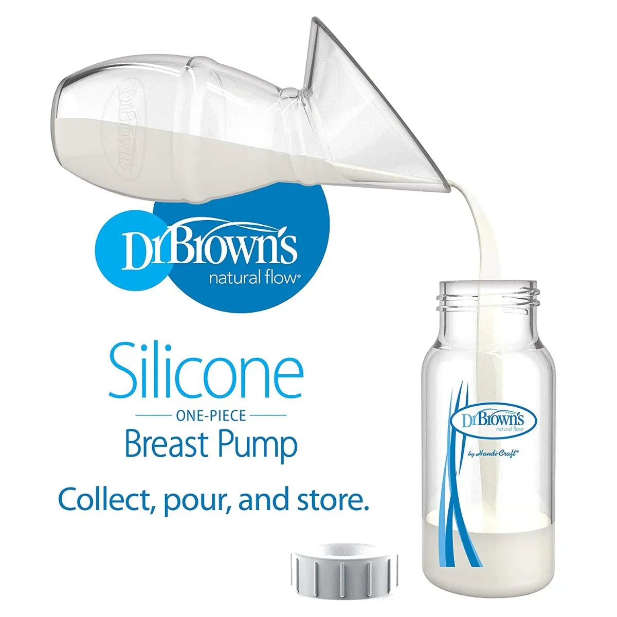 Dr Browns Silicone Hands Free One Piece Breast Pump Dr Browns