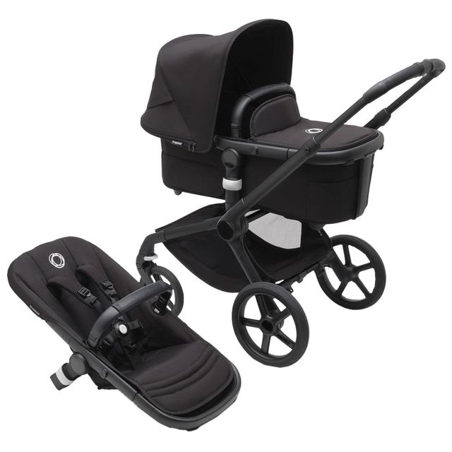 Bugaboo Fox 5 Complete Stroller  Black With Midnight Black Bugaboo Yallatoys