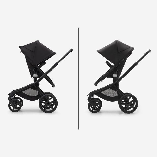 Bugaboo Fox 5 Complete Stroller Graphite With Stormy Blue Bugaboo Yallatoys