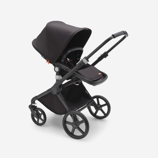 Bugaboo Fox Cub Complete Stroller Black With Midnight Black Bugaboo Yallatoys