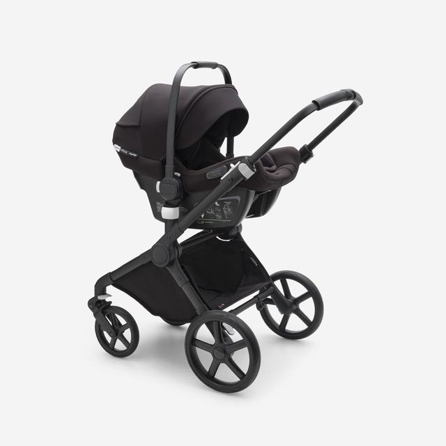 Bugaboo Fox Cub Complete Stroller Black With Midnight Black Bugaboo Yallatoys