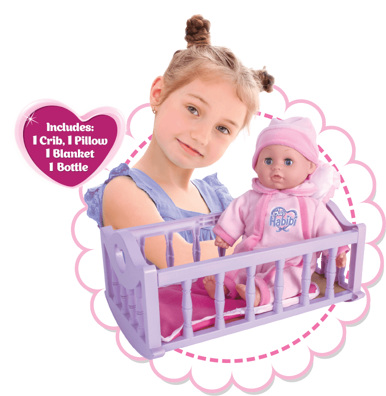 Buy Baby Habibi Doll My Bed Time 10inch (Sold Separately Subjected To Availability) | Yallatoys.com