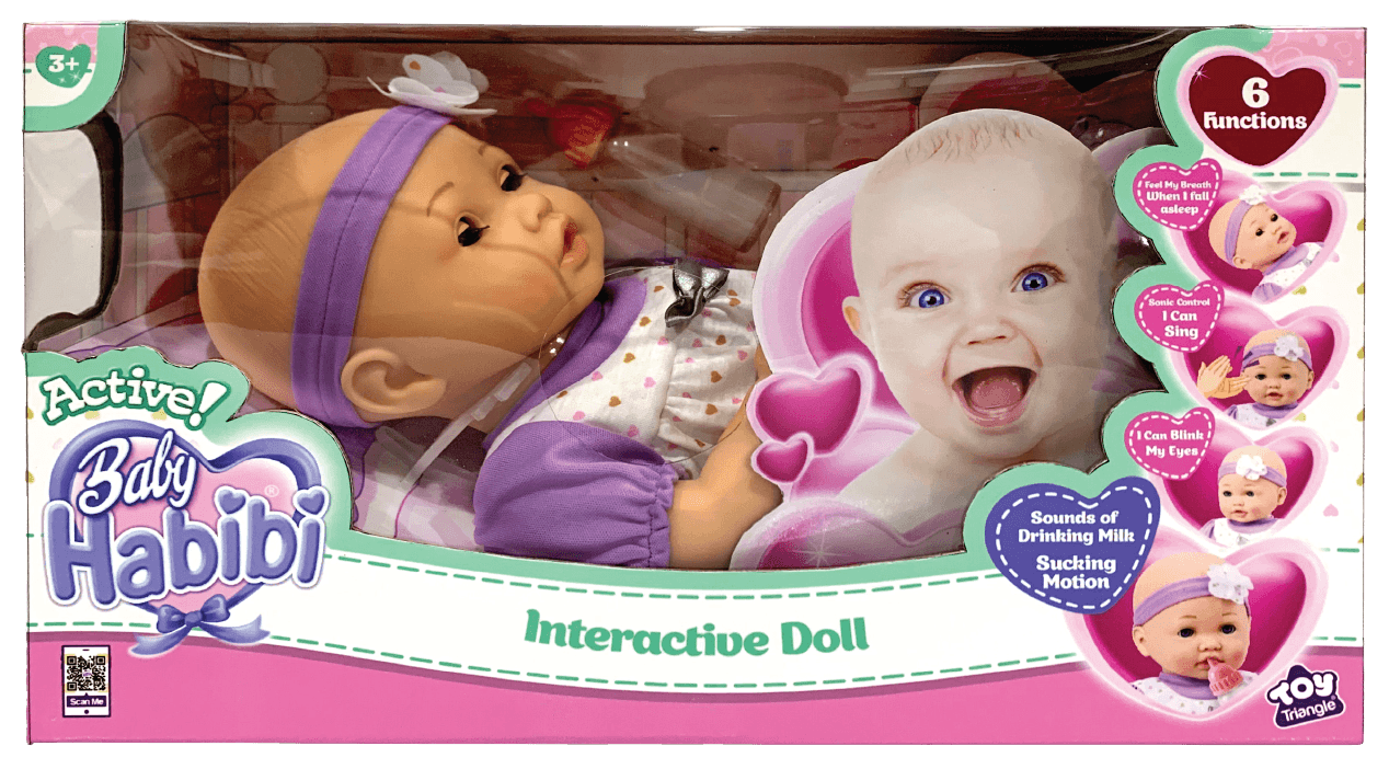 Buy Baby Habibi Doll Interactive Doll 16inch | Yallatoys.com