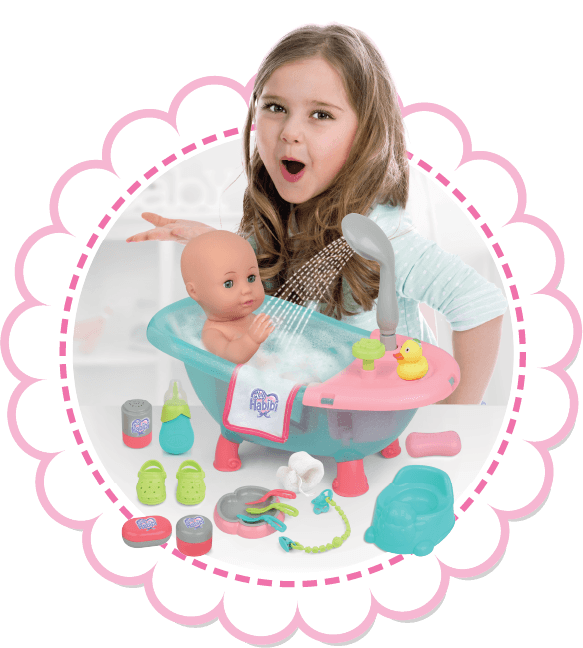 Buy Baby Habibi Doll Bathtub Set 14inch | Yallatoys.com